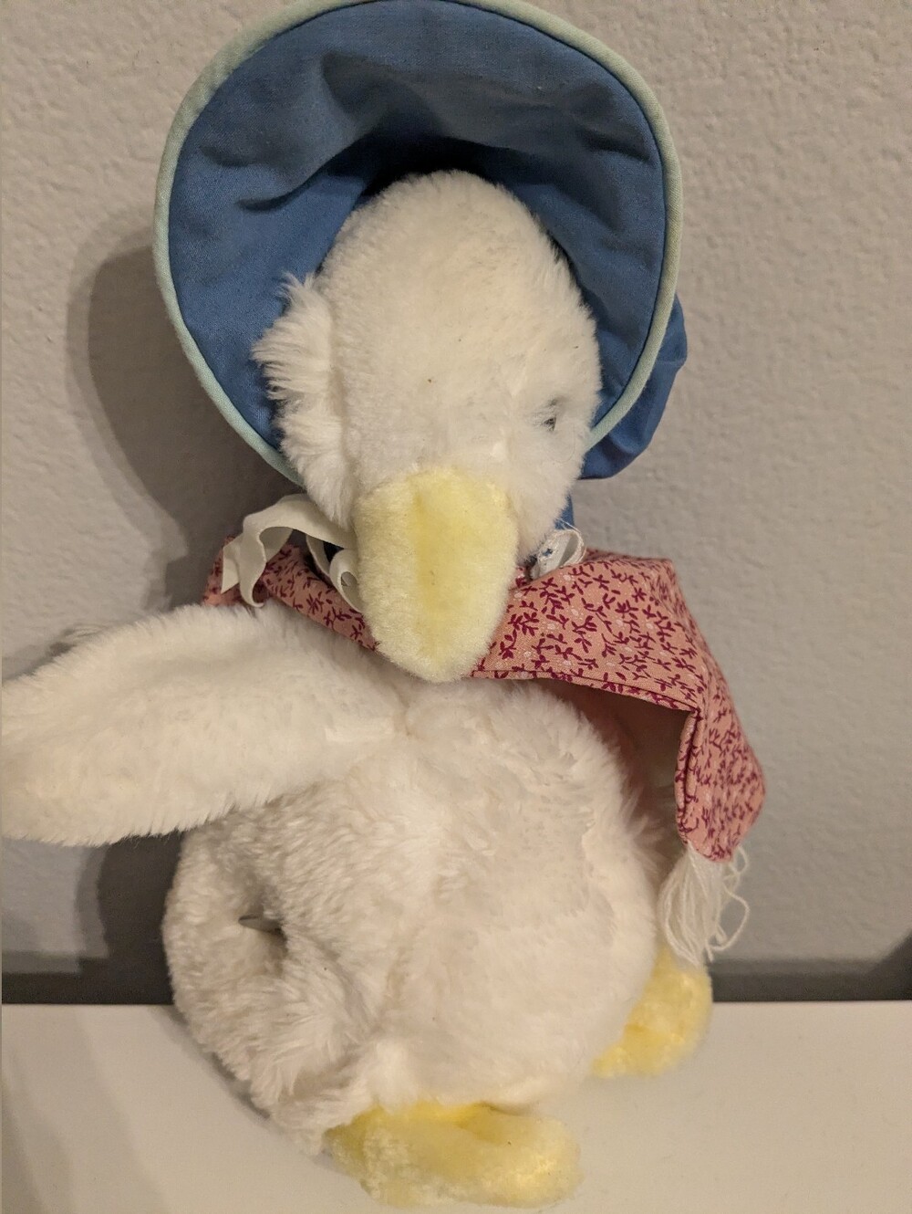Vintage USA Eden Plush Beatrix Potter Jemima Puddle Duck Musical Wind Up